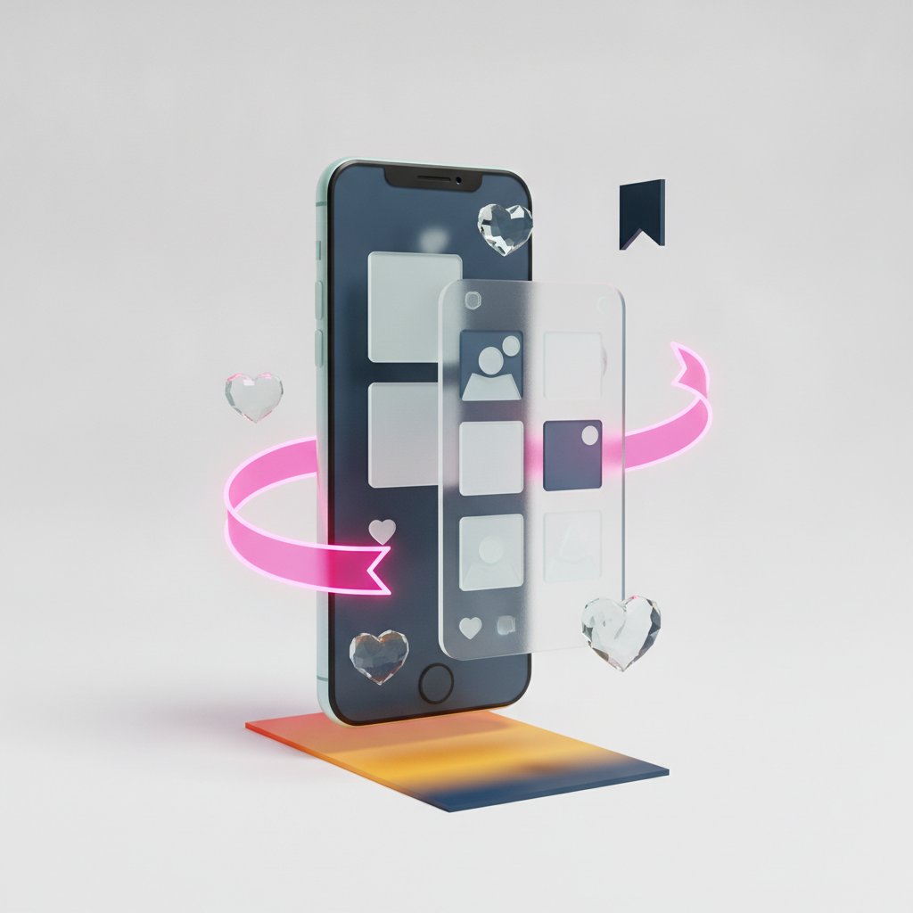 Instagram beslemesi mockup